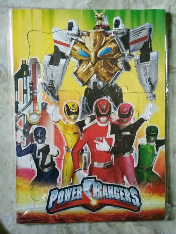 Puzzle Power Ranger SPD Mainan Koleksi Jadul- Gresik dan Surabaya
