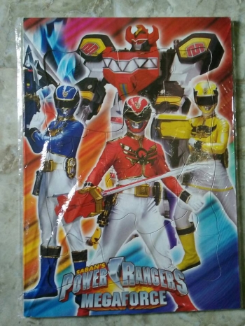 Puzzle Power Ranger Megaforce Mainan Koleksi Jadul- Gresik dan Surabaya