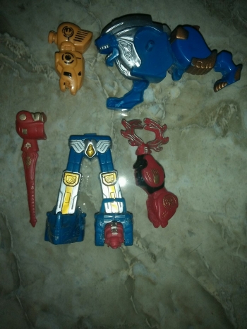 Part Megazord Power Ranger Wild Force - JUNK Mainan Koleksi Jadul- Gresik dan Surabaya