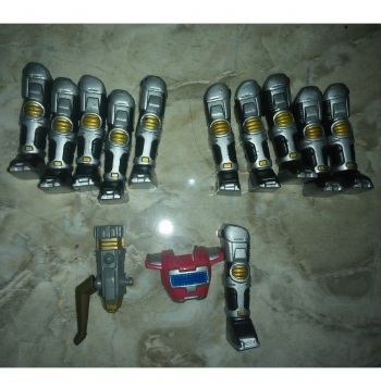 Part Asesoris Power Ranger Galaxy Mainan Koleksi Jadul- Gresik dan Surabaya